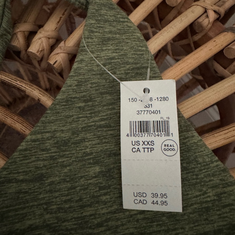 Offline by Aerie Olive Green Sports Bra - New with tags! - Picture 4 of 4
